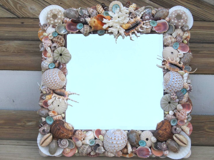 Las conchas del mar para decorar. Algunos ejemplos ingeniosos 