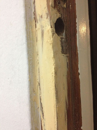 Como reparar marco de puerta de chapa oxidada