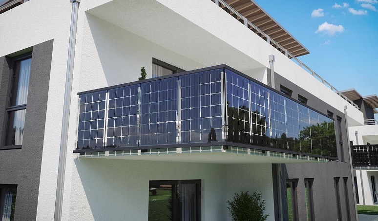 panel fotovoltaico de balcon