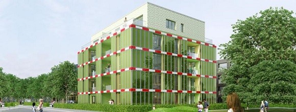 Arquitectura ecológica, fachadas realizadas con algas