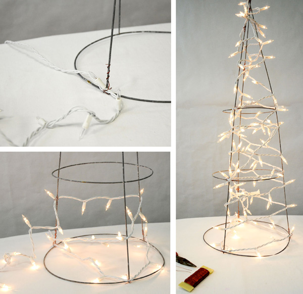 Cómo hacer un árbol de Navidad nosotros mismos con materiales baratos