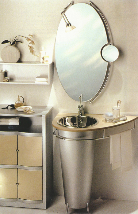 Decoración e interiorismo: el acero inoxidable en baños, aseos y complementos 