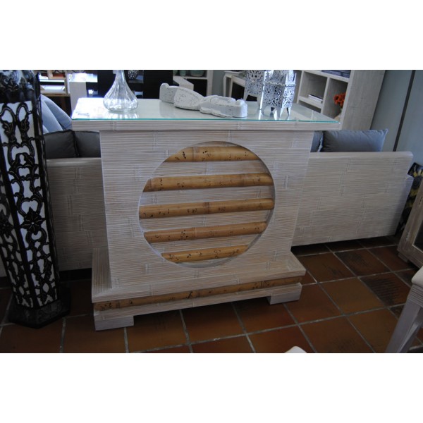 Muebles hechos con bambú