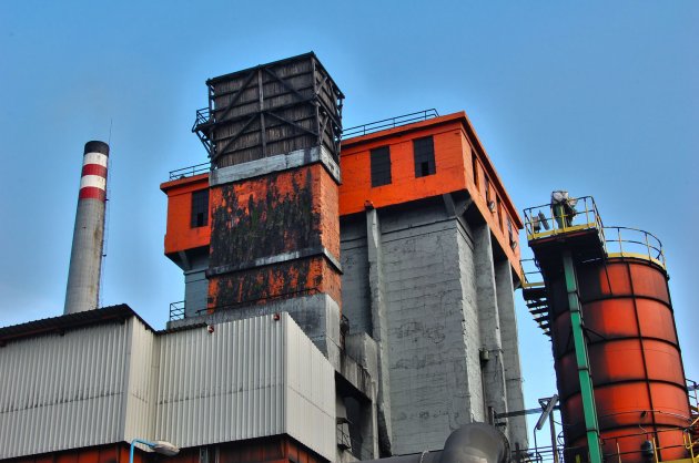 Las instalaciones de los grandes hornos siderúrgicos. Fotos e imágenes de grandes construcciones industriales   