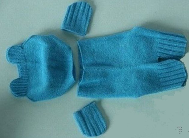 Cómo hacer un osito de peluche con un calcetín 