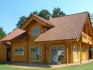 Wooden prefabricated house example